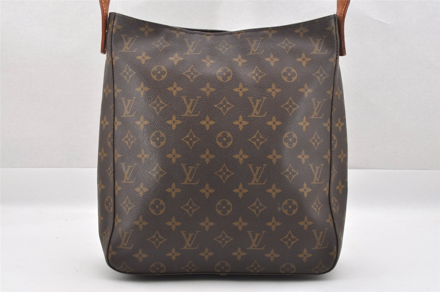 Authentic Louis Vuitton Monogram Looping GM Shoulder Bag M51145 LV 3388J