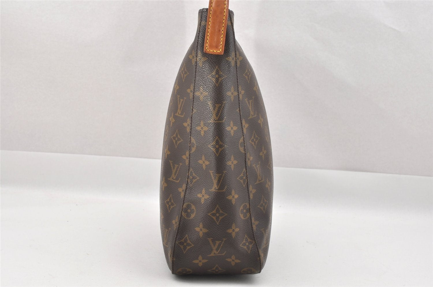 Authentic Louis Vuitton Monogram Looping GM Shoulder Bag M51145 LV 3388J