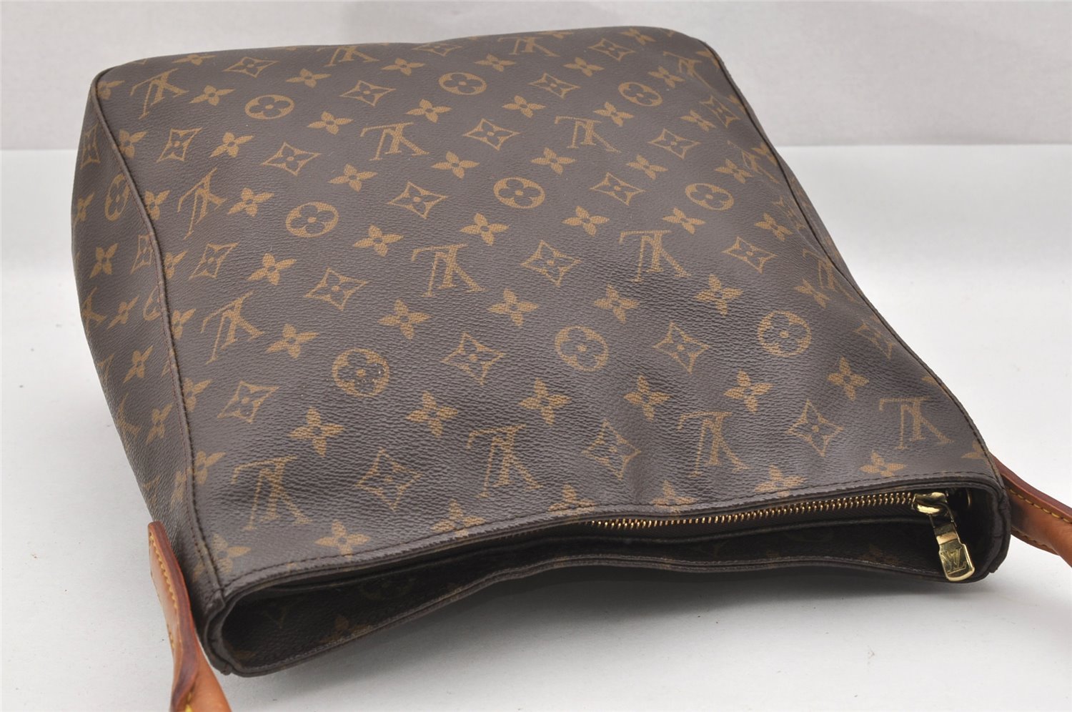 Authentic Louis Vuitton Monogram Looping GM Shoulder Bag M51145 LV 3388J