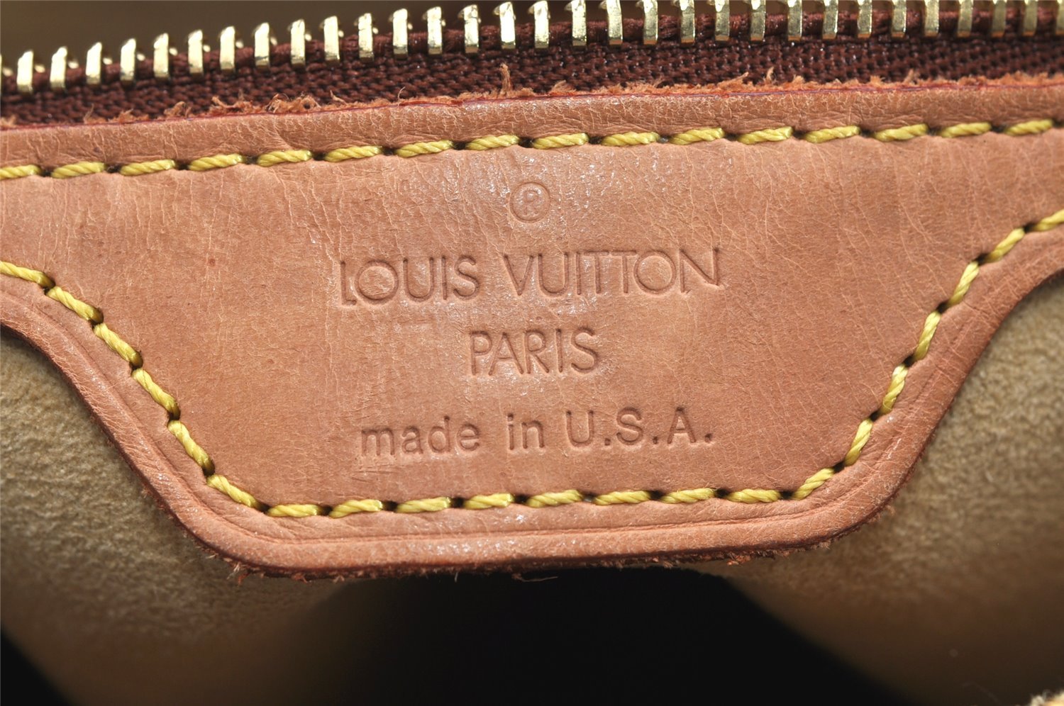 Authentic Louis Vuitton Monogram Looping GM Shoulder Bag M51145 LV 3388J