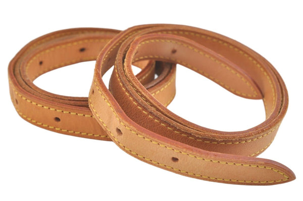 Authentic Louis Vuitton Leather Shoulder Strap For Bucket GM 31.9" Beige 3388K