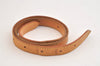 Authentic Louis Vuitton Leather Shoulder Strap For Bucket GM 31.9" Beige 3388K