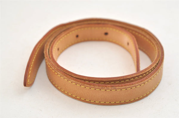 Authentic Louis Vuitton Leather Shoulder Strap For Bucket GM 31.9" Beige 3388K