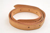 Authentic Louis Vuitton Leather Shoulder Strap For Bucket GM 31.9" Beige 3388K
