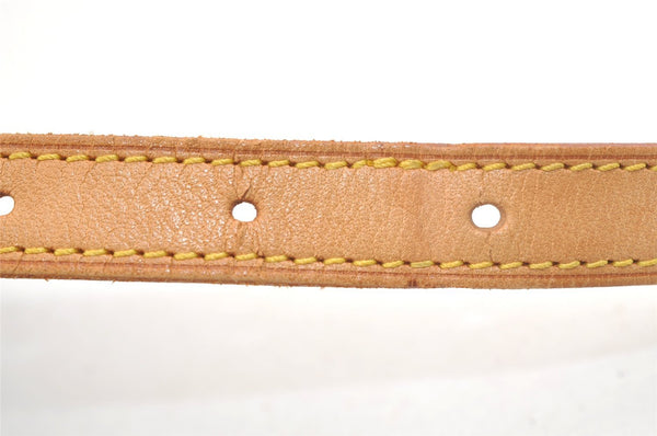 Authentic Louis Vuitton Leather Shoulder Strap For Bucket GM 31.9" Beige 3388K