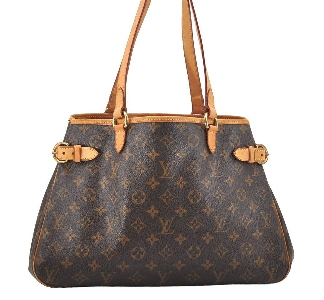 Authentic Louis Vuitton Monogram Batignolles Horizontal Tote Bag M51154 LV 3389J