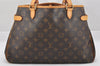 Authentic Louis Vuitton Monogram Batignolles Horizontal Tote Bag M51154 LV 3389J