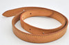 Authentic Louis Vuitton Leather Shoulder Strap For Bucket GM 31.9" Beige 3389K