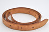 Authentic Louis Vuitton Leather Shoulder Strap For Bucket GM 31.9" Beige 3389K
