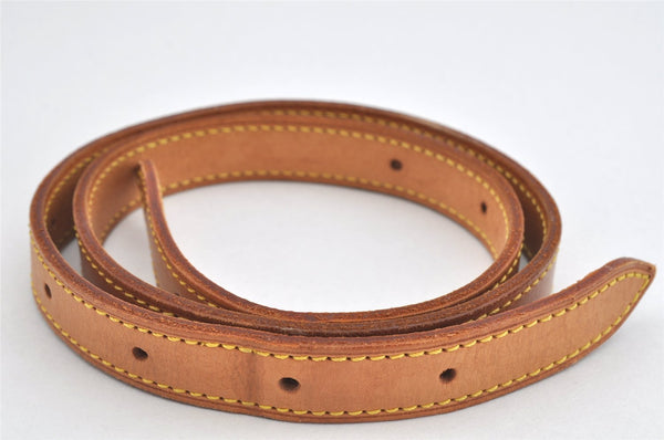 Authentic Louis Vuitton Leather Shoulder Strap For Bucket GM 31.9" Beige 3389K