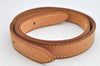 Authentic Louis Vuitton Leather Shoulder Strap For Bucket GM 31.9" Beige 3389K