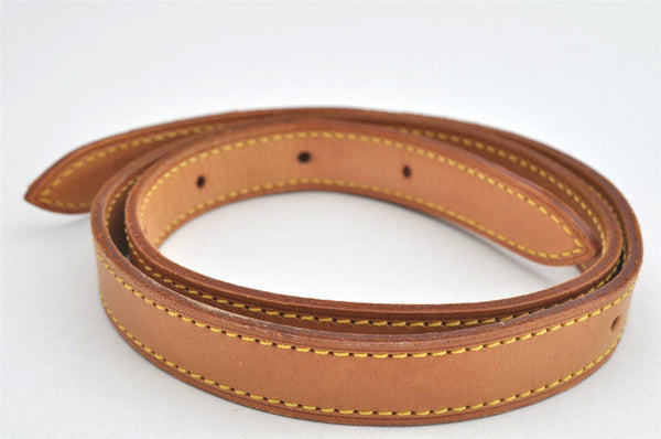 Authentic Louis Vuitton Leather Shoulder Strap For Bucket GM 31.9" Beige 3389K