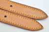 Authentic Louis Vuitton Leather Shoulder Strap For Bucket GM 31.9" Beige 3389K