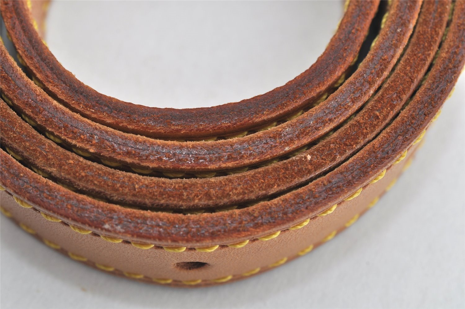 Authentic Louis Vuitton Leather Shoulder Strap For Bucket GM 31.9
