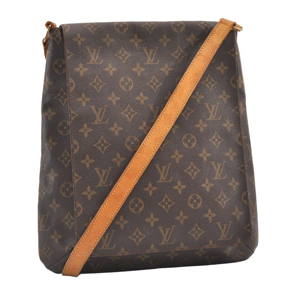 Authentic Louis Vuitton Monogram Musette Shoulder Cross Body Bag M51256 LV 3390J