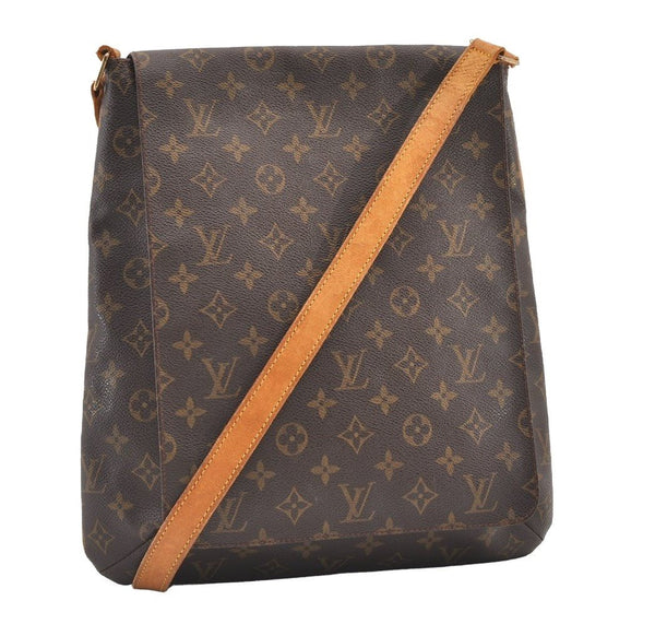 Authentic Louis Vuitton Monogram Musette Shoulder Cross Body Bag M51256 LV 3390J