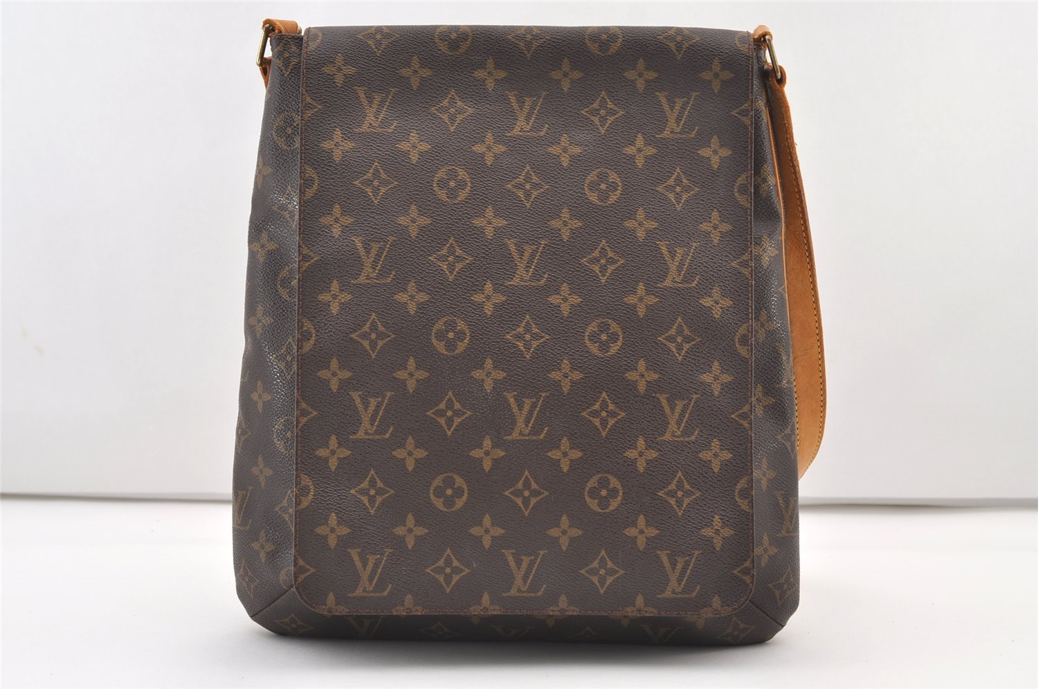 Authentic Louis Vuitton Monogram Musette Shoulder Cross Body Bag M51256 LV 3390J