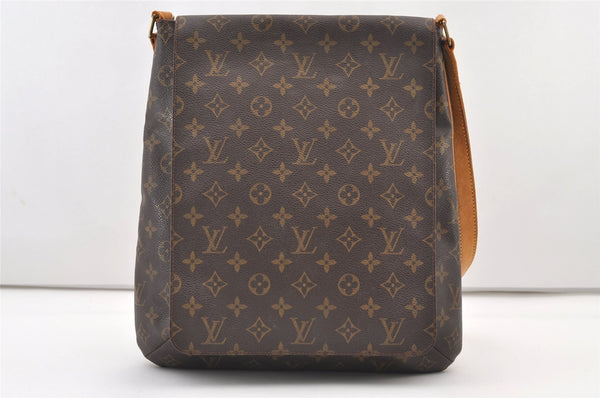 Authentic Louis Vuitton Monogram Musette Shoulder Cross Body Bag M51256 LV 3390J