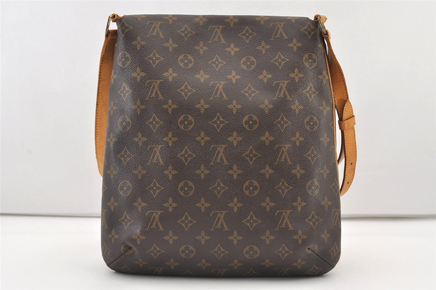 Authentic Louis Vuitton Monogram Musette Shoulder Cross Body Bag M51256 LV 3390J