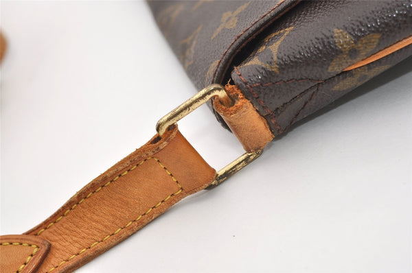 Authentic Louis Vuitton Monogram Musette Shoulder Cross Body Bag M51256 LV 3390J