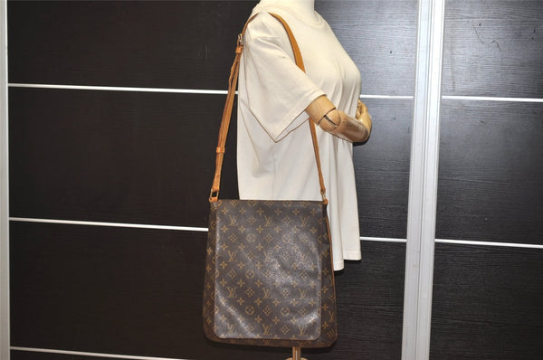 Authentic Louis Vuitton Monogram Musette Shoulder Cross Body Bag M51256 LV 3390J