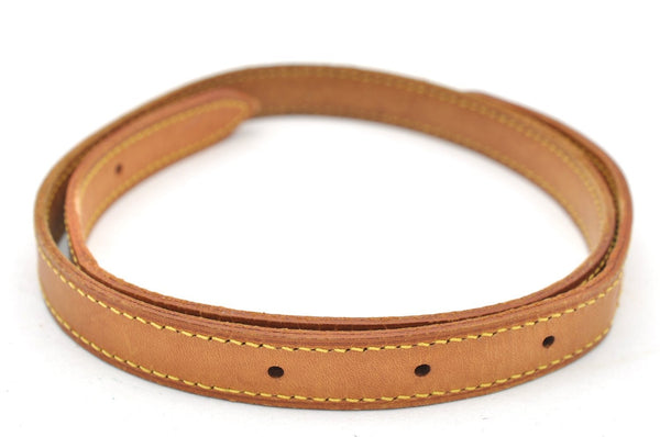 Authentic Louis Vuitton Leather Shoulder Strap For Bucket GM 31.9" Beige 3390K