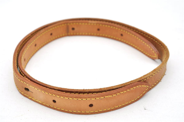 Authentic Louis Vuitton Leather Shoulder Strap For Bucket GM 31.9" Beige 3390K