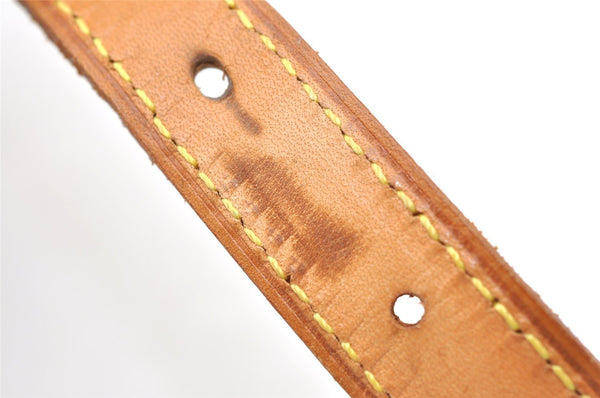 Authentic Louis Vuitton Leather Shoulder Strap For Bucket GM 31.9" Beige 3390K