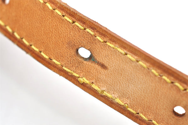 Authentic Louis Vuitton Leather Shoulder Strap For Bucket GM 31.9" Beige 3390K