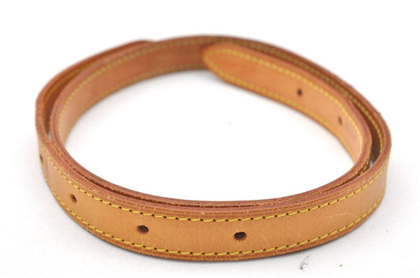 Authentic Louis Vuitton Leather Shoulder Strap For Bucket GM 31.9" Beige 3390K