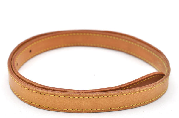 Authentic Louis Vuitton Leather Shoulder Strap For Bucket GM 31.9" Beige 3390K
