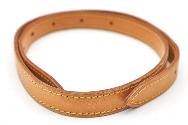 Authentic Louis Vuitton Leather Shoulder Strap For Bucket GM 31.9" Beige 3390K
