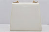 Authentic Salvatore Ferragamo Gancini Leather 2Way Hand Bag White Junk 3391J