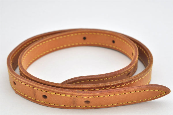 Authentic Louis Vuitton Leather Shoulder Strap For Bucket PM 27.6" Beige 3391K