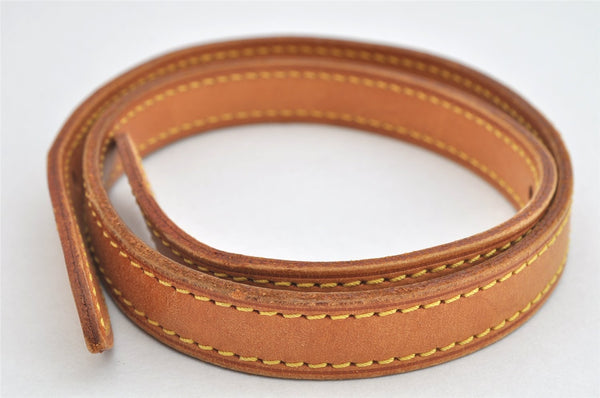 Authentic Louis Vuitton Leather Shoulder Strap For Bucket PM 27.6" Beige 3391K