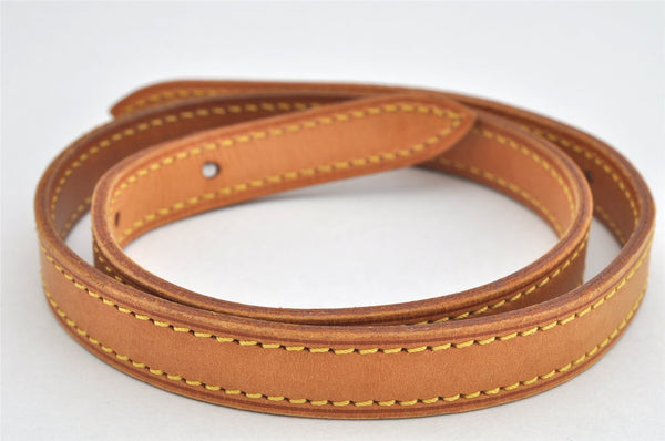 Authentic Louis Vuitton Leather Shoulder Strap For Bucket PM 27.6" Beige 3391K