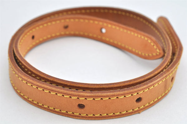 Authentic Louis Vuitton Leather Shoulder Strap For Bucket PM 27.6" Beige 3391K
