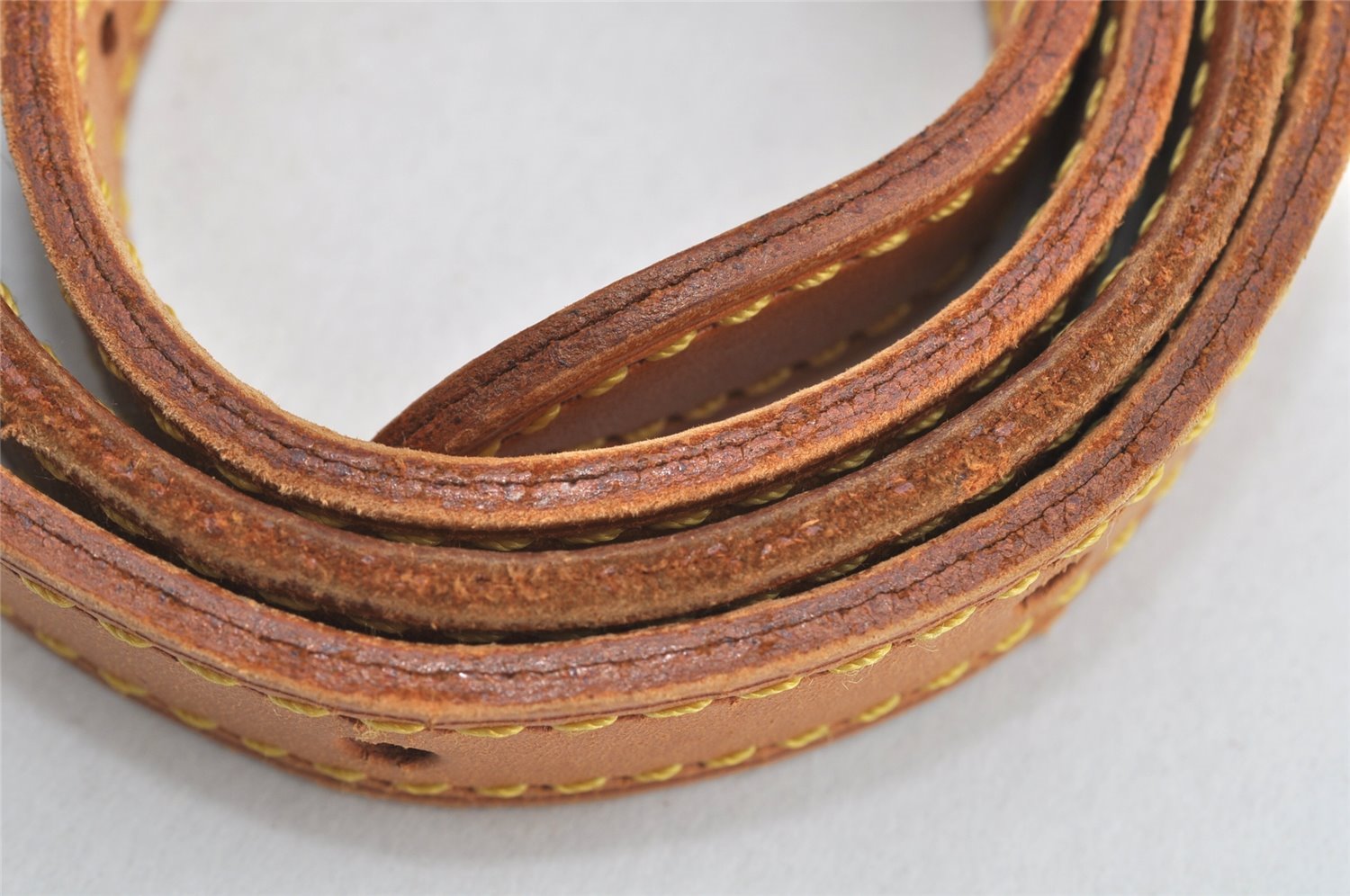 Authentic Louis Vuitton Leather Shoulder Strap For Bucket PM 27.6
