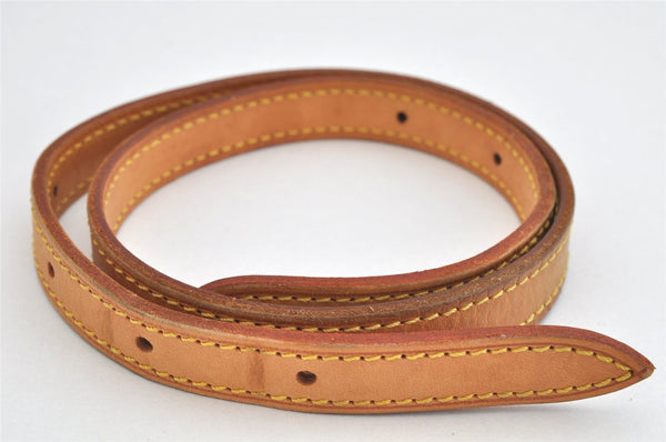 Authentic Louis Vuitton Leather Shoulder Strap For Bucket PM 27.6" Beige 3391K