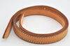 Authentic Louis Vuitton Leather Shoulder Strap For Bucket PM 27.6" Beige 3391K