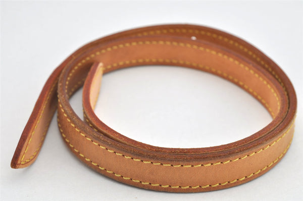 Authentic Louis Vuitton Leather Shoulder Strap For Bucket PM 27.6" Beige 3391K