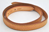 Authentic Louis Vuitton Leather Shoulder Strap For Bucket PM 27.6" Beige 3391K