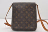 Auth Louis Vuitton Monogram Musette Salsa M51387 Long Shoulder Cross Bag 3392J