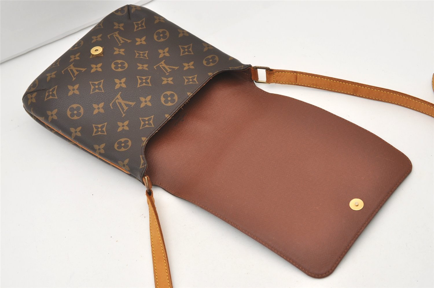Auth Louis Vuitton Monogram Musette Salsa M51387 Long Shoulder Cross Bag 3392J