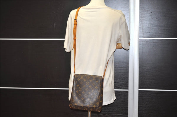 Auth Louis Vuitton Monogram Musette Salsa M51387 Long Shoulder Cross Bag 3392J