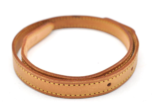 Authentic Louis Vuitton Leather Shoulder Strap For Bucket PM 27.6" Beige 3392K