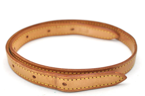Authentic Louis Vuitton Leather Shoulder Strap For Bucket PM 27.6" Beige 3392K