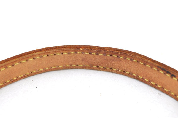 Authentic Louis Vuitton Leather Shoulder Strap For Bucket PM 27.6" Beige 3392K