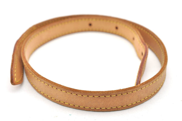 Authentic Louis Vuitton Leather Shoulder Strap For Bucket PM 27.6" Beige 3392K