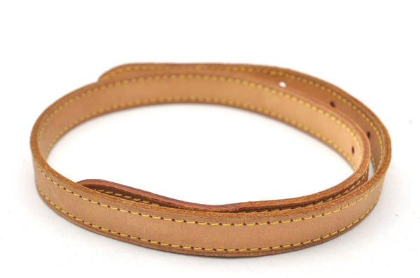 Authentic Louis Vuitton Leather Shoulder Strap For Bucket PM 27.6" Beige 3392K